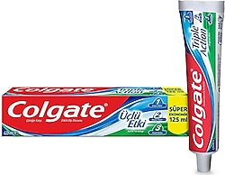 Colgate Üçlü Etki Beyazlatıcı 125 ml Florürlü Diş Macunu