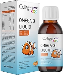 Collagen Forte Platinum Kids Omega-3 Liquid & Multivitamin 150 ml Şurup