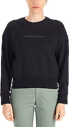 Columbia Bar Split Crop CS0212-010 Siyah Kadın Sweatshirt