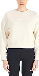 Columbia Bar Split Crop CS0212-190 Krem Kadın Sweatshirt