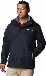 Columbia Bugaboo III Fleece Interchange 3IN1 WM8497-010 Kapüşonlu Siyah Erkek Mont