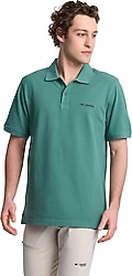 Columbia Cascade Range Solid II CS0214-369 Turkuaz Kısa Kollu Polo Yaka Erkek Tişört
