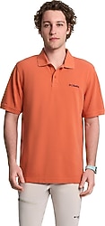 Columbia Cascade Range Solid II CS0214-851 Turuncu Kısa Kollu Polo Yaka Erkek Tişört