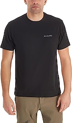 Columbia CSC Basic Logo Brushed CS0282-010 Siyah Kısa Kollu Bisiklet Yaka Erkek Tişört