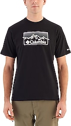 Columbia CSC Linear Range CS0344 Kısa Kollu Bisiklet Yaka Erkek Tişört