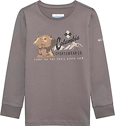 Columbia CSC Trailhound CS0463 Uzun Kollu Bisiklet Yaka Çocuk Tişört
