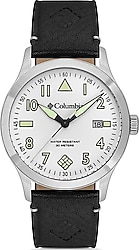 Columbia CSS18-101 Deri Kordon Siyah Erkek Kol Saati