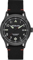 Columbia CSS18-103 Kumaş Kordon Siyah Erkek Kol Saati