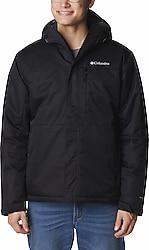 Columbia Hikebound Insulated WM1909-010 Kapüşonlu Siyah Erkek Mont