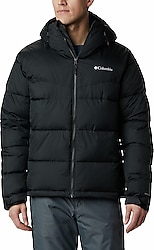 Columbia Iceline Ridge WM0902-013 Kapüşonlu Siyah Erkek Şişme Mont