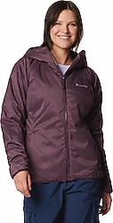 Columbia Kruser Ridge III Plush Softshell WL3248-607 Kapüşonlu Bordo Kadın Mont