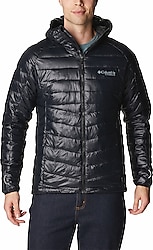 Columbia Platinum Peak II WO9771-010 Kapüşonlu Siyah Erkek Mont