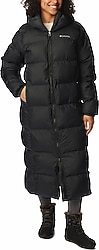 Columbia Puffect II Long WL9487-010 Kapüşonlu Siyah Kadın Şişme Mont