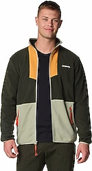 Columbia Sequoia Grove AM0596-336 Tam Fermuarlı Yeşil Erkek Polar