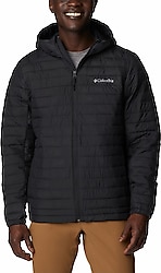 Columbia Silver Falls WO6284-010 Kapüşonlu Siyah Erkek Şişme Mont