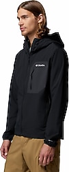Columbia Tall Heights III WO3966-010 Kapüşonlu Siyah Erkek Softshell Mont
