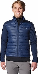Columbia Tech Hybrid WO7913-464 Lacivert Erkek Softshell Mont