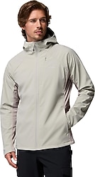 Columbia Trailborne WO9573-027 Kapüşonlu Gri Erkek Softshell Mont