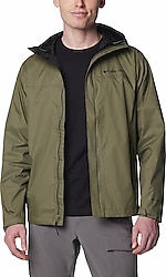Columbia Watertight II RM2433-399 Haki Erkek Yağmurluk