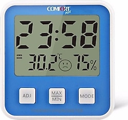 Comfort Plus DM-658 Thermo Mavi Nem Ölçer Termometre