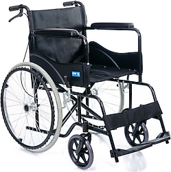 Comfort Plus DM809 Siyah Refakatçili Standart Tekerlekli Sandalye