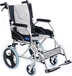 Comfort Plus KY863LAJ-A12 Gri Refakatçı Tekerlekli Sandalye