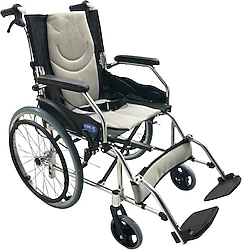 Comfort Plus KY863LAJ-A20 Gri Refakatçı Tekerlekli Sandalye