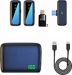 Comse SX6 2'li Kablosuz Yaka Mikrofonu