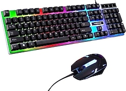 Concord C-56 RGB Kablolu Oyuncu Klavye Mouse Seti