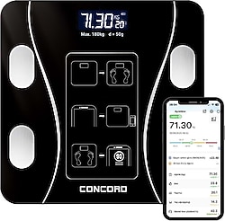 Concord C-W01 Siyah Dijital Akıllı Baskül