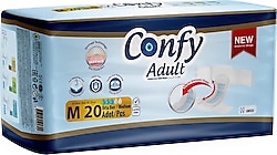 Confy Adult Orta Boy M 20'li Hasta Bezi