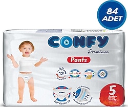 Confy Premium 5 Numara Junior 84'lü Külot Bez