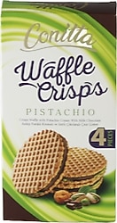 Conitta Waffle Crisps Antep Fıstıklı Sütlü Çikolatalı Gofret 100 gr