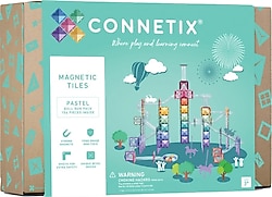 Connetix Pastel Ball Run 106 Parça Manyetik Bloklar