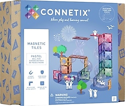 Connetix Pastel Ball Run Expansion 80 Parça Manyetik Bloklar