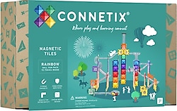 Connetix Rainbow Ball Run 92 Parça Manyetik Bloklar