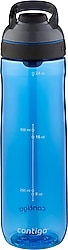 Contigo Cortland Tek El Bas İç Kapaklı Mavi 720 ml Su Matarası