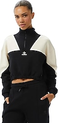 Converse 1002028T Yarım Fermuarlı Crop Sweatshirt