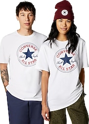Converse Go-To All Star Patch 10025459 Kısa Kollu Bisiklet Yaka Tişört