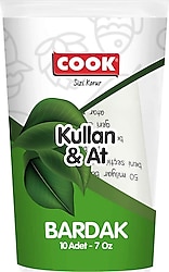 Cook Karton Bardak 9 Oz 10'lu
