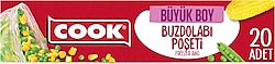 Cook Büyük Boy Buzdolabı Poşeti 20'li