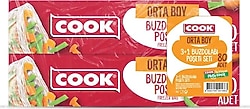 Cook Orta Boy Buzdolabı Poşeti 4x20'li