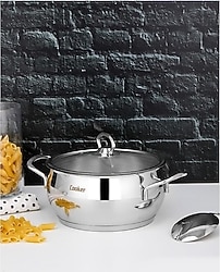 Cooker Lara CKR456 18 cm Derin Çelik Tencere