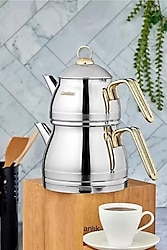 Cooker Lisa CKR2974 Aile Boyu Çelik Çaydanlık
