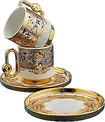 Cooker Royal Crest CKR3870 90 ml 2 Kişilik Kahve Fincan Takımı