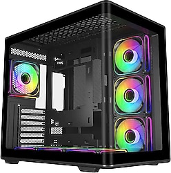 Cooler Master Elite 600 E600-KGNN-S02 ARGB Fanlı Siyah ATX Oyuncu Kasası