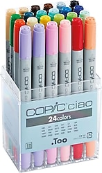 Copic Ciao 24'lü Çift Taraflı Marker Kalem Seti