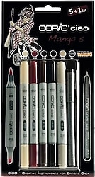 Copic Ciao 5+1 Manga 5 Marker Kalem Seti