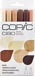Copic Ciao Skin Tones 6'lı Çift Taraflı Marker Kalem Seti