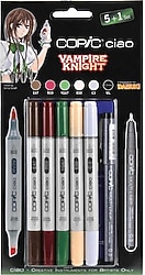 Copic Ciao Vampire Knight 5+1 Marker Kalem Seti
